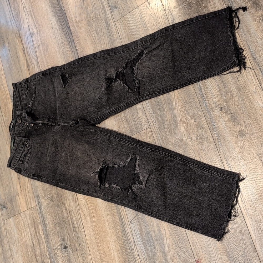Wild Fable Women's Black Distressed Jeans